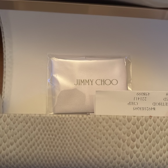 JIMMY CHOO KRISTEN SUNGLASSES - Trendy Shield Mask Silhouette Sunglasses - Picture 5 of 5